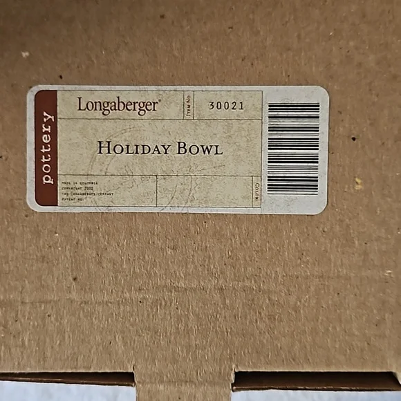NWT Classic Longaberger Holiday Snowflake Dessert Bowls Set of 4